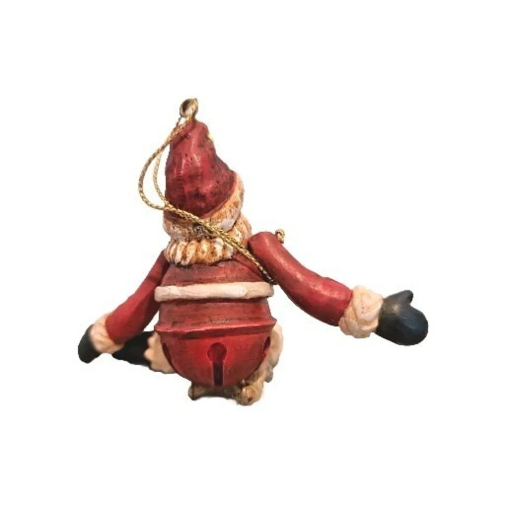 Jointed Santa Christmas Ornament Moveable Limbs Painted Christmas In July‎